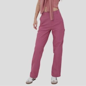 Gap high rise Cargo pants, mauve/ purple, 100% cotton. size 4P NWT